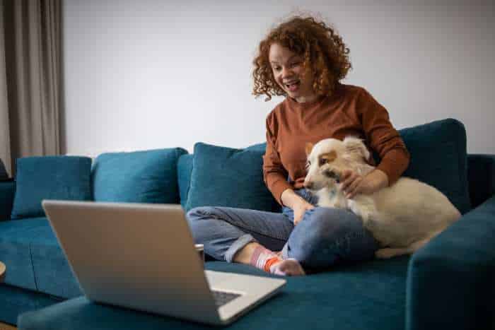 foto di consulto di un veterinario online